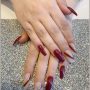 Red nail from Ongles Atelier GQ
