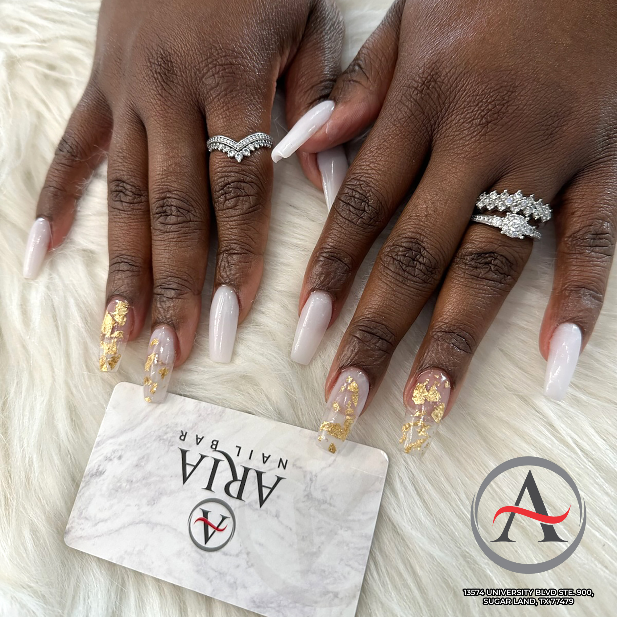 ARIA NAIL BAR, Sugar Land: "Top nails art for this Summer 2023